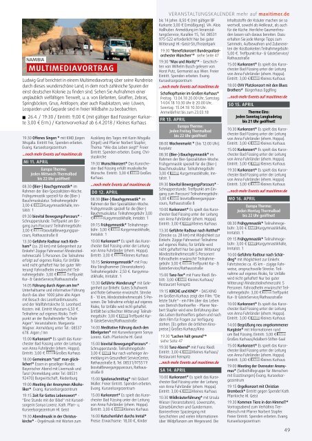 wasistlos Bad Füssing Magazin April 2018