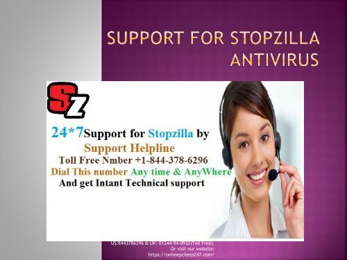 Support For StopZilla Antivirus | StopZilla Support