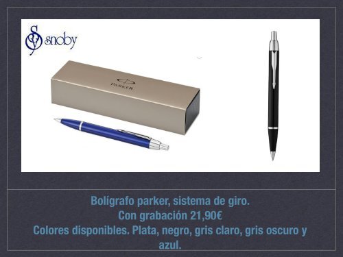 Regalos Snoby