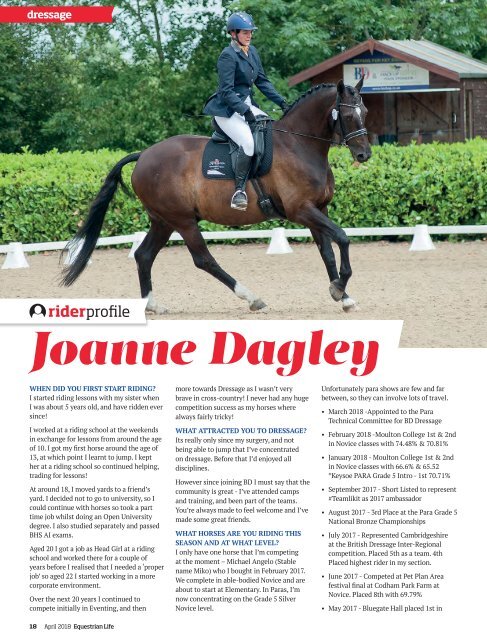 Equestrian Life April 2018 Issue