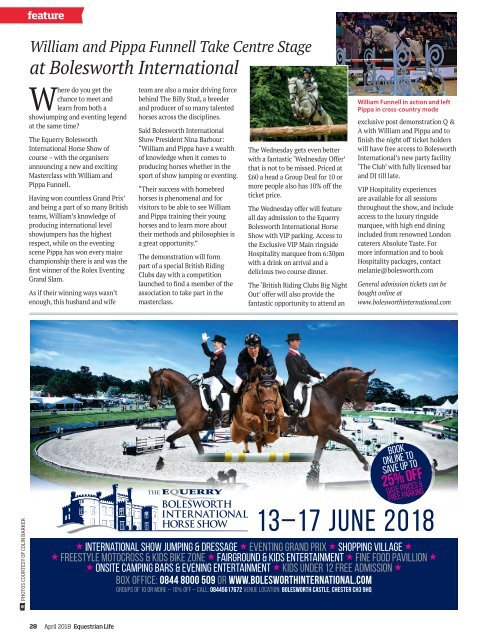 Equestrian Life April 2018 Issue