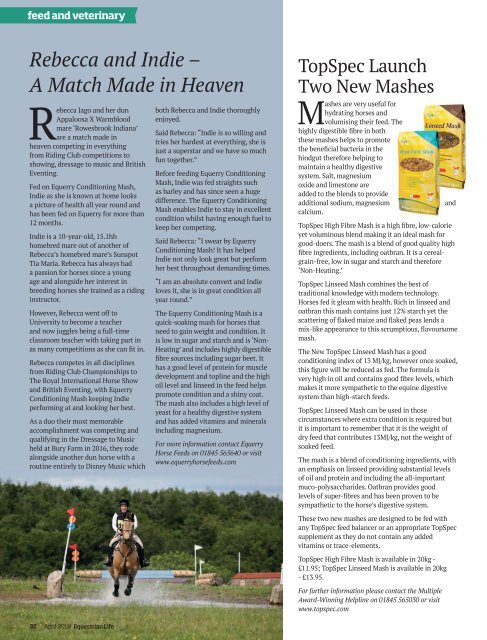 Equestrian Life April 2018 Issue