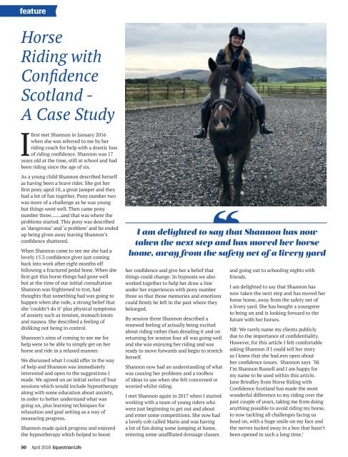 Equestrian Life April 2018 Issue