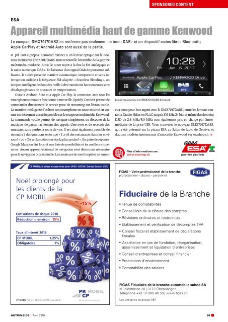 AUTOINSIDE Édition 4 – Avril 2018