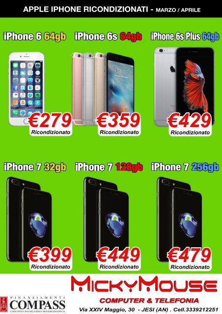 Volantino Iphone Ricondm A5