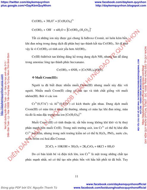 NGHIÊN CỨU PHÂN TÍCH HÀM LƯỢNG ION CROM(VI) TRONG MẪU NƯỚC THẢI CÔNG NGHIỆP BẰNG PHƯƠNG PHÁP QUANG PHỔ UV - VIS