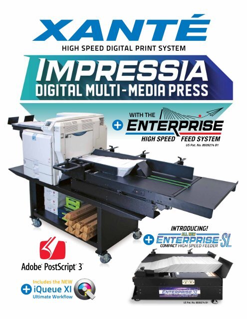 Xante Impressia Digital Multi-Media Press - PrintFinish.com