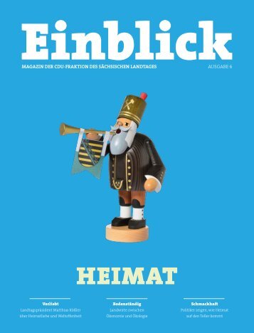 CDU-Magazin Einblick (Ausgabe 6) - Thema: Heimat