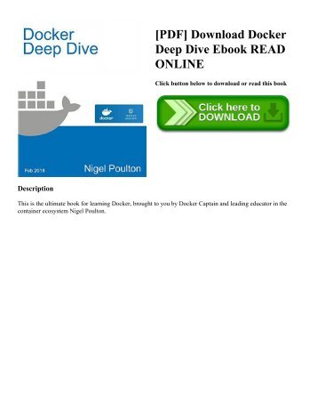 [PDF] Download Docker Deep Dive Ebook READ ONLINE