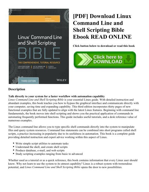 Unix Scripting Tutorial Pdf