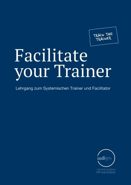 Facilitate your Trainer TtT-Folder