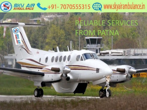 Sky Air Ambulance Service in Patna with Paramedical Staff 