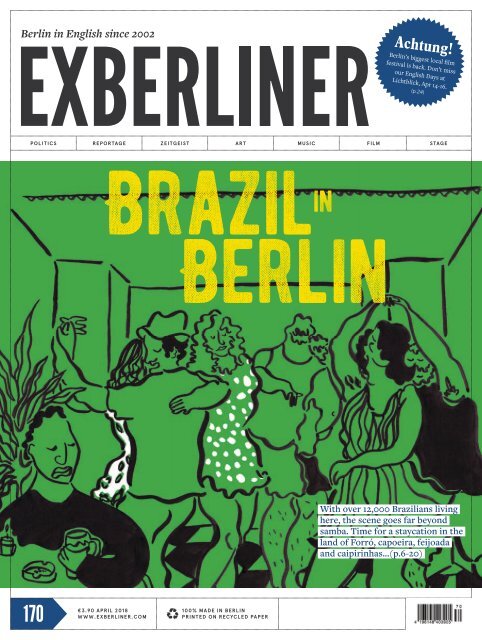 EXBERLINER 170, 2018 Issue April