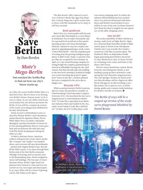 EXBERLINER Issue 170, April 2018