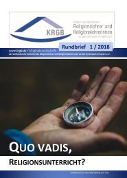 KRGB Rundbrief 2018 / 1