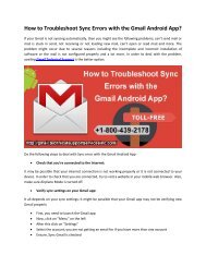 How to Troubleshoot Sync Errors with the Gmail Android App?