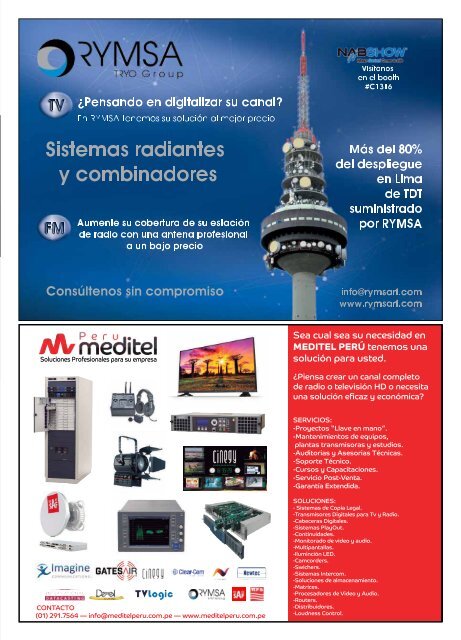 REVISTA PERÚ TV RADIOS MAR - ABR 2018