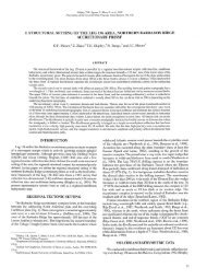 2. STRUCTURAL SETTING OF THE LEG 156 AREA, NORTHERN ...