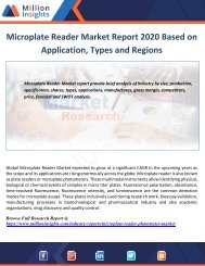 Microplate Reader Market Report 2020 Based on Application, Types and Regions