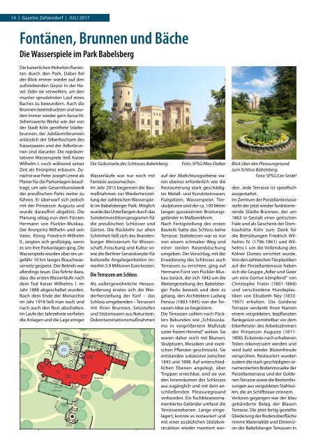 Gazette Zehlendorf Nr. 7/2017