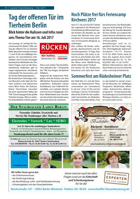 Gazette Charlottenburg Nr. 7/2017