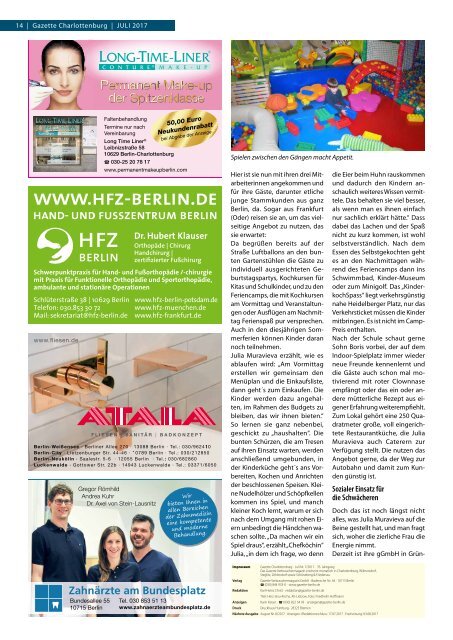 Gazette Charlottenburg Nr. 7/2017