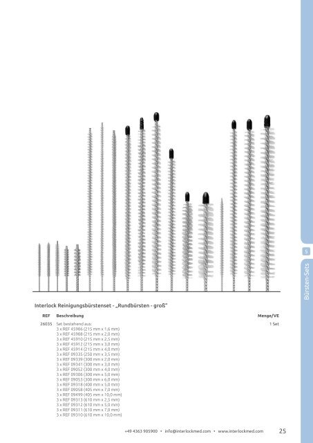 Interlock Bürstenbroschüre