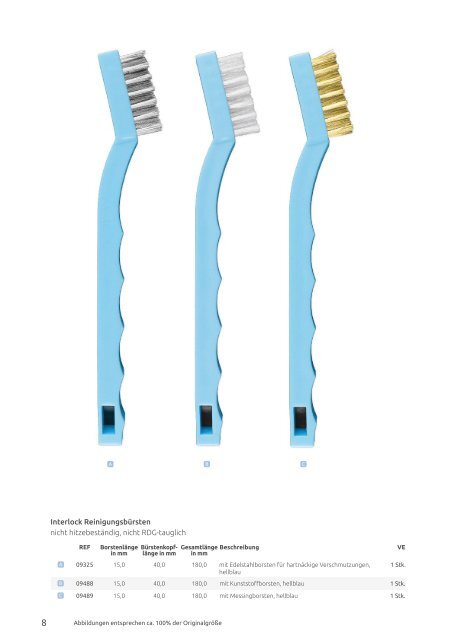 Interlock Bürstenbroschüre