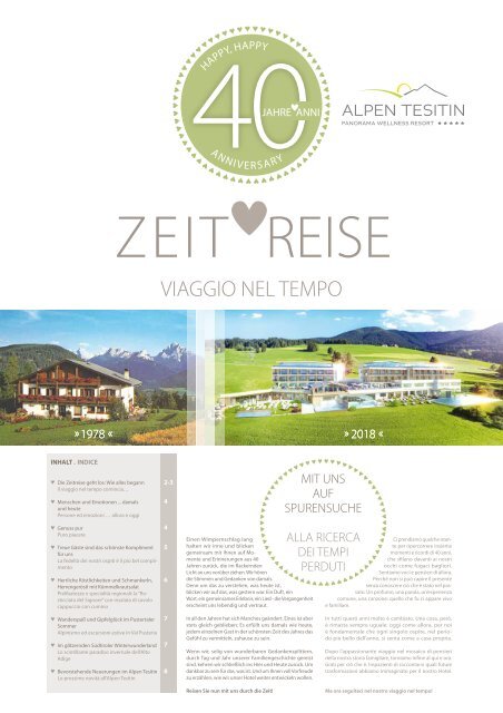 Alpen Tesitin Zeitreise – viaggio nel tempo