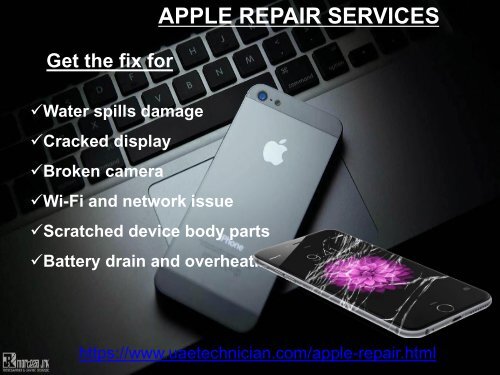 Dial +971-523252808 to get Apple Repair Services all over Dubai 