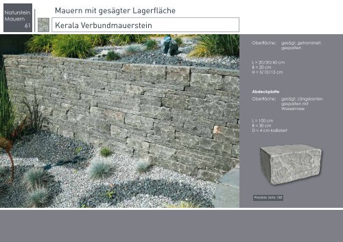 Natursteinkatalog 2018