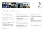 Ocean Sky London Luton Jet Centre Fact sheet