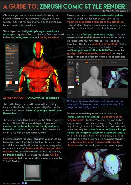 a guide to zbrush comic style render pdf