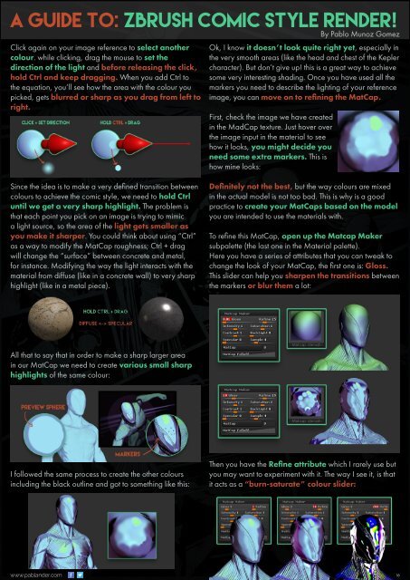 Comic Style Render A guide to: Zbrush