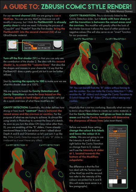 Comic Style Render A guide to: Zbrush