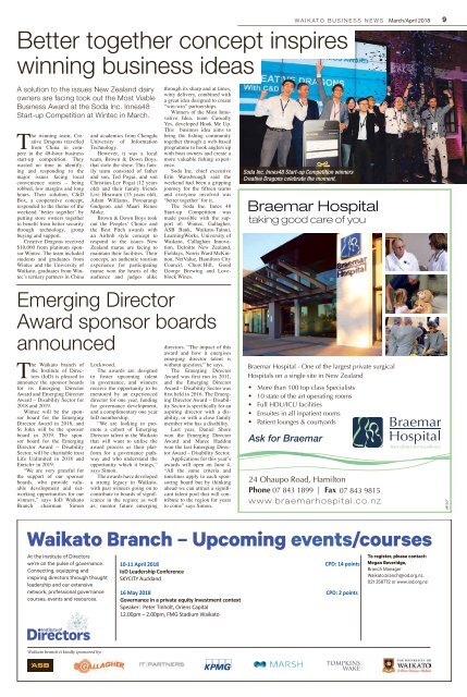 Waikato Business News March/April 2018