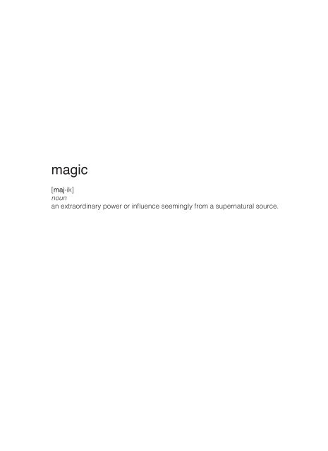 The Magic | The Brace Effect 