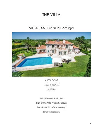 Villa Santorini - Portugal