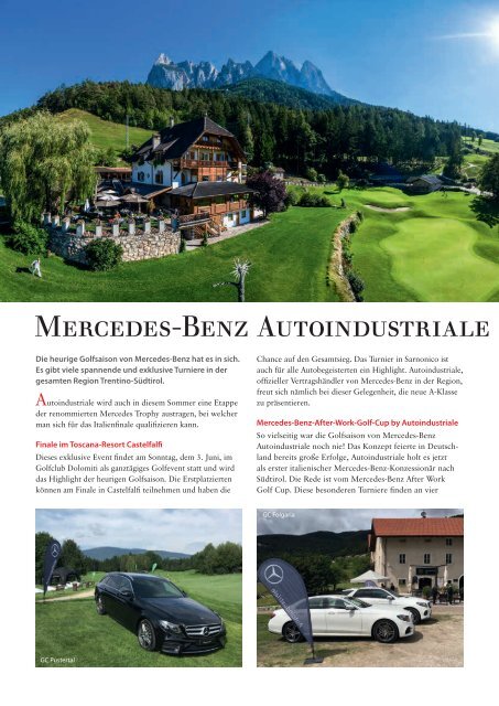 Golf in Südtirol 2018