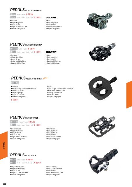 KTM 2018 Gear Parts