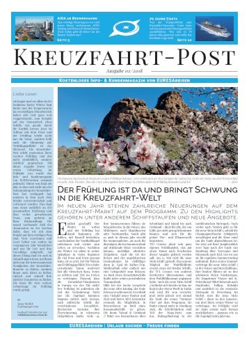 EURESAreisen Kreuzfahrt-Post - Ausgabe 02 / 2018