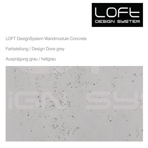 LOFT DesignSystem Concrete PLAIN-HOLLOW-RECTANGULAR