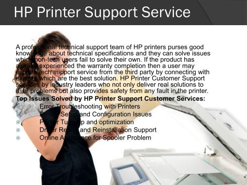Hp Printer support number
