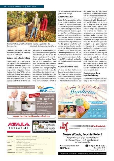 Gazette Wilmersdorf Nr. 4/2018