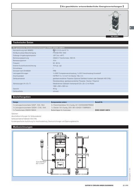 EATON-CROUSE-HINDS_Katalog_Steckvorrichtungen-Installationstechnik-Schalt-und-Steueranlagen_08-2014_DE