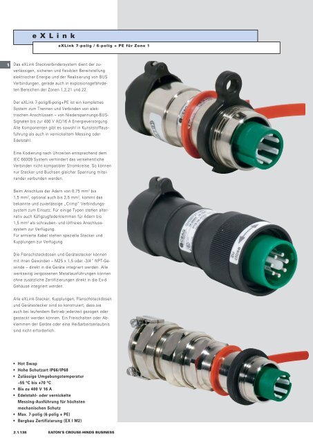 EATON-CROUSE-HINDS_Katalog_Steckvorrichtungen-Installationstechnik-Schalt-und-Steueranlagen_08-2014_DE