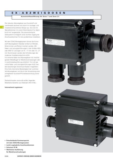 EATON-CROUSE-HINDS_Katalog_Steckvorrichtungen-Installationstechnik-Schalt-und-Steueranlagen_08-2014_DE