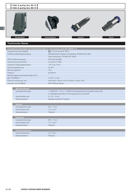 EATON-CROUSE-HINDS_Katalog_Steckvorrichtungen-Installationstechnik-Schalt-und-Steueranlagen_08-2014_DE