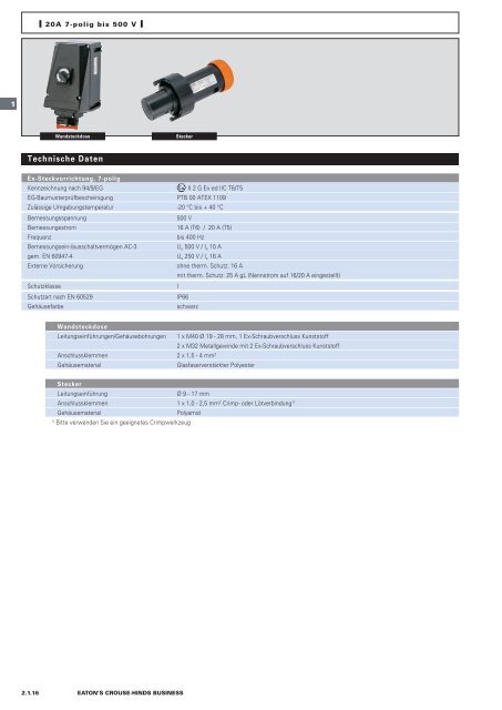 EATON-CROUSE-HINDS_Katalog_Steckvorrichtungen-Installationstechnik-Schalt-und-Steueranlagen_08-2014_DE