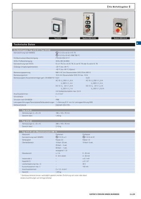 EATON-CROUSE-HINDS_Katalog_Steckvorrichtungen-Installationstechnik-Schalt-und-Steueranlagen_08-2014_DE